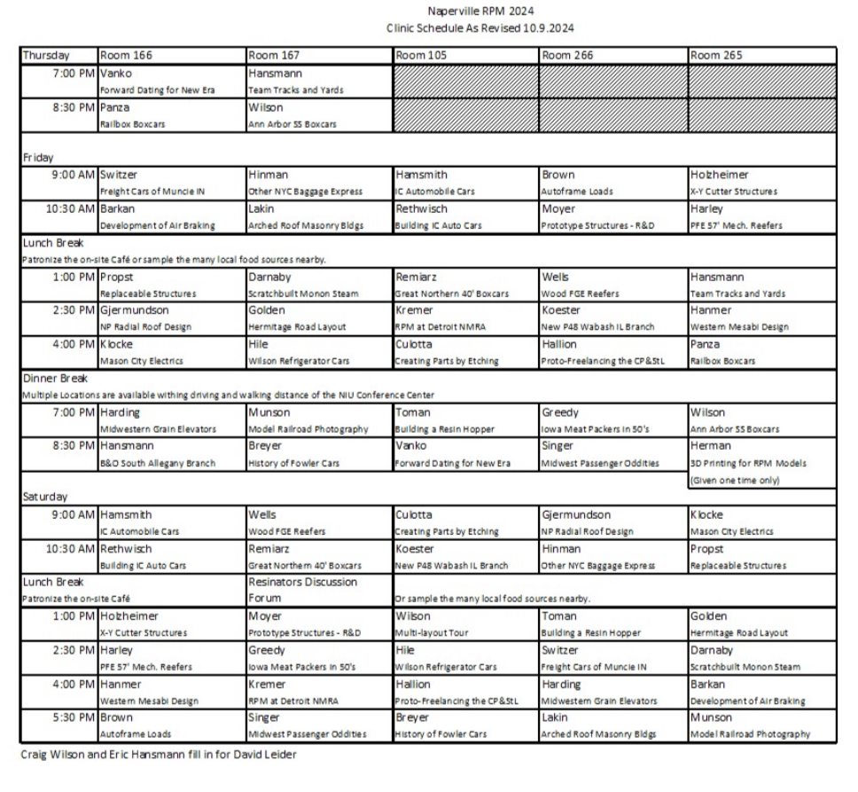 Rpm Events Menu.pdf Final Updated Schedule for Attendees | RPM CONFERENCE